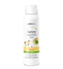 Sonne Сонцезахисний водостійкий спрей-аерозоль для чутливої ​​дитячої шкіри, SPF 50+, 150 мл фото товару